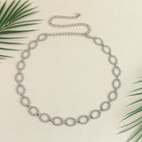 Waist Chain Women Senior Sense Circle Wavy Metal Chain – Stylish Gifts — 17