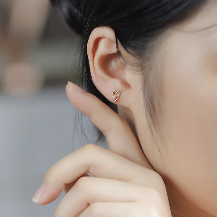 Mini Freshwater Pearl Earrings – Birthday Gifts — 1