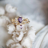 Vintage Antique Amethyst 925 Silver Plated Set – Holiday Gift Ideas — 2