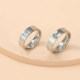 Stainless Steel Cartoon I Love You Letter Ring – Gifts for Couples — 6
