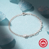 S925 Sterling Silver Zircon Stitching Bracelet – Jewelry Gift Ideas — 2