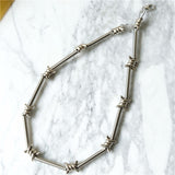 Briar Iron Thorn Bamboo Knot Necklace – Jewelry Gift Ideas — 3
