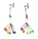 Six Color Trendy Rainbow Pin Earrings – Gift Ideas — 2