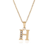 Diamond Necklace With English Letters – Jewelry Gift Ideas — 10