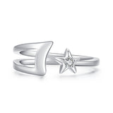 Star And Moon Ring Female Simple Index Finger – Jewelry Gift Ideas — 3