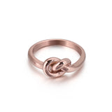 Truelove Knot Geometric Titanium Steel Ring – Thoughtful Gifts — 3