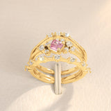Three-piece Ring Set Sweet Ring Female – Gifts for Her — 2