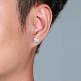 Six Color Rainbow Lightning Stud Earrings Simple – Practical Gifts — 5