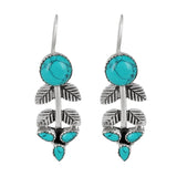Fashion Turquoise Retro Personalized Earrings – Stylish Gifts — 2