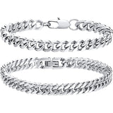 Stainless Steel Four-side Grinding Punk Hip Hop – Jewelry Gift Ideas — 3