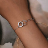 Simple Classic Double Ring Bracelet – Jewelry Gift Ideas — 5
