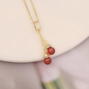 Red Love Maple Leaf Pendant Stainless Steel – Jewelry Gift Ideas — 7