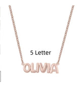 Personalized 3D Bubble Name Necklace – Jewelry Gift Ideas — 17