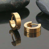 Simple Electroplated Stainless Steel Earrings – Thoughtful Gifts — 12