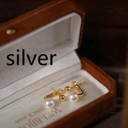 DIY Pearl Accessories S925 Sterling Silver Stud – Stylish Gifts — 2