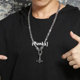 Men's Titanium Steel Skull Necklace – Jewelry Gift Ideas — 9