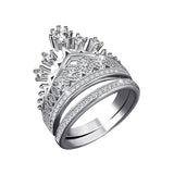 Crown Ring Women's Two-piece Ring – Gifts for Her — 6