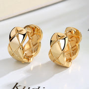 Anti-allergic Fashion Rhombus Ear Buckle – Stylish Gifts — 6