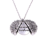 Flower-shaped Necklace Alloy Flower Sunflower – Jewelry Gift Ideas — 6