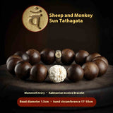 Agarwood Bracelet Mammoth Ivory Women's Buddha – Jewelry Gift Ideas — 7