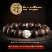 Agarwood Bracelet Mammoth Ivory Women's Buddha – Jewelry Gift Ideas — 7
