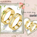 Titanium Steel Couple Ring I LOVE YOU Engagement – Gifts for Couples — 1