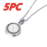 Stainless Steel Rhinestone Prayer English – Jewelry Gift Ideas — 2