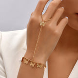 Handmade Sequin Chain Ring Link Bracelet – Jewelry Gift Ideas — 2