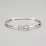 S925 Sterling Silver Bow Bracelet Female – Jewelry Gift Ideas — 3