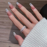 Double Layer Ring Set Women's High-grade – Gifts for Her — 2