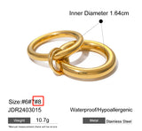 Stainless Steel Layered Pearl Ring With A High-end – Stylish Gifts — 9