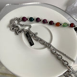 316L Steel Color Crystal Design Sense Necklace – Jewelry Gift Ideas — 4