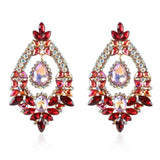 Alloy Diamond Marquise Flower Stud Women's Earrings – Gifts for Her — 7