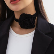 Accessories Velvet Flower Chokerrose – Stylish Gifts — 4