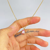 Square Titanium Steel Gold-plated Necklace Female – Jewelry Gift Ideas — 6