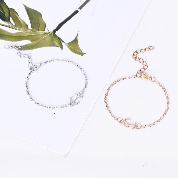 Fashion And Simple Ship Anchor Bracelet – Stylish Gifts — 1