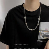 Butterfly Dice Spliced Long Necklace – Jewelry Gift Ideas — 5