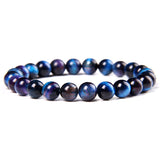 Natural Stone Color Scattered Beads 8mm Bead Bracelets – Useful Gifts — 10