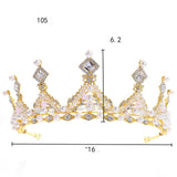 Korean Style Bridal Crown Earring Set – Jewelry Gift Ideas — 11
