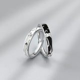 Prince And Rose Couple Ring Sterling Silver Pair – Gifts for Couples — 2