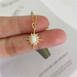 S925 Sterling Silver Plated 14k Gold Inlaid Opal – Jewelry Gift Ideas — 2