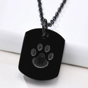 Stainless Steel Dog Paw Cinerary Casket Openable – Jewelry Gift Ideas — 2