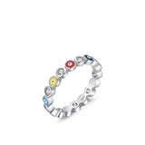 Women's Sterling Silver Color Gel Drop Ring – Gifts for Her — 5