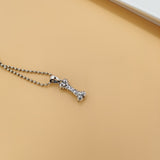 S925 Sterling Silver Personalized Graffiti Bone – Jewelry Gift Ideas — 5