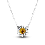 Jewelry Sunflower Women's Item Pendant Silver – Jewelry Gift Ideas — 4