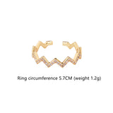 Micro Inlaid Zircon Temperament Full Diamond Ring – Birthday Gifts — 5