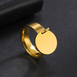 6MM Wide Hanging Wafer Fashion Simple Titanium Steel – Stylish Gifts — 5