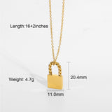 Statement Square Tarot Signet Pendant Necklace – Jewelry Gift Ideas — 8