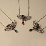Flower Pendant Necklace Halloween Black – Jewelry Gift Ideas — 4