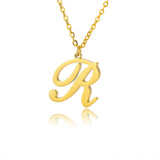 Stainless Steel 26 English Letter Necklace – Jewelry Gift Ideas — 16